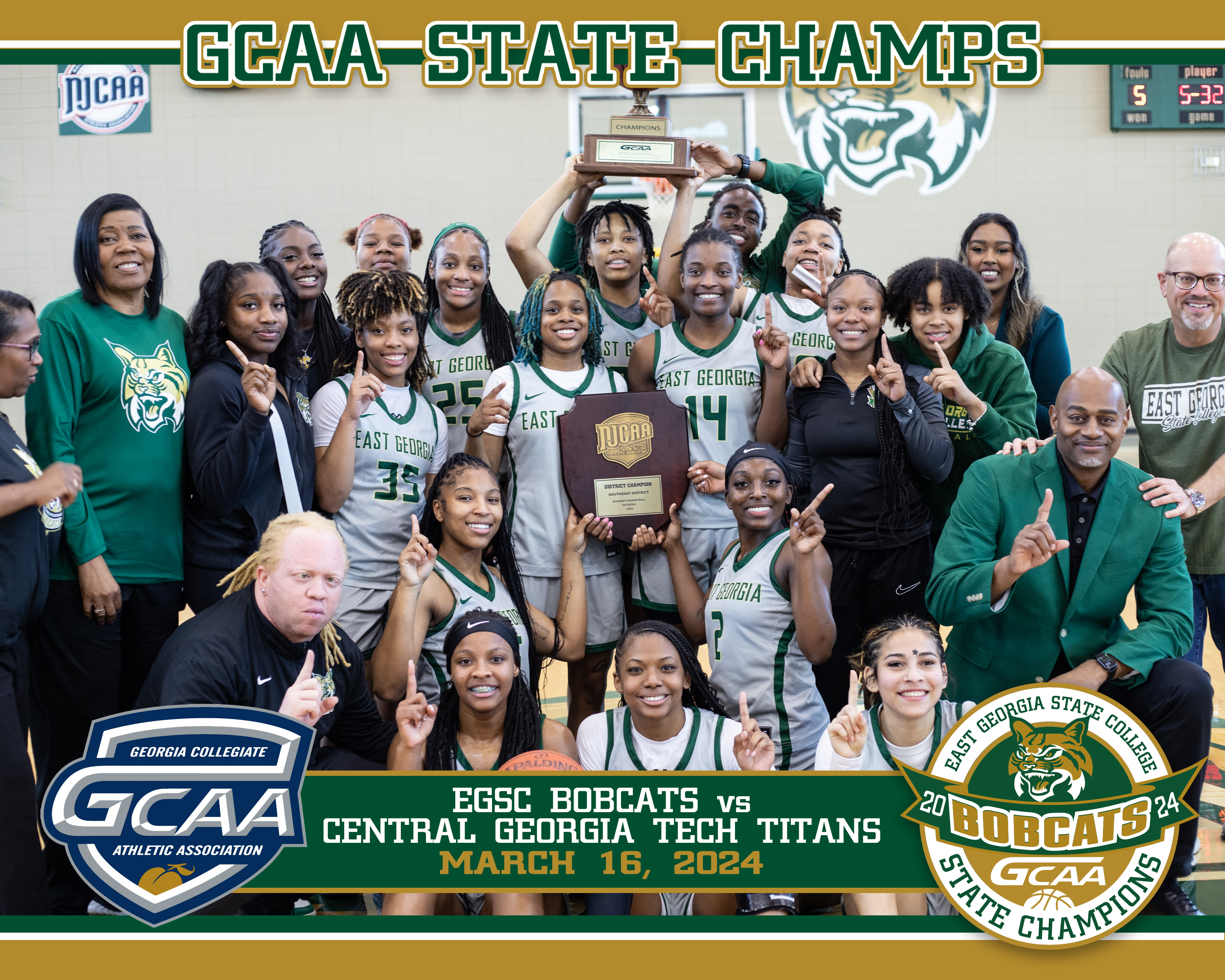 Lady Bobcats 2024 GCAA Champions