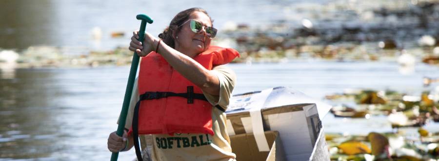 duct tape boat race